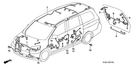 2009 honda odyssey sheet metal|Honda Odyssey parts diagram.